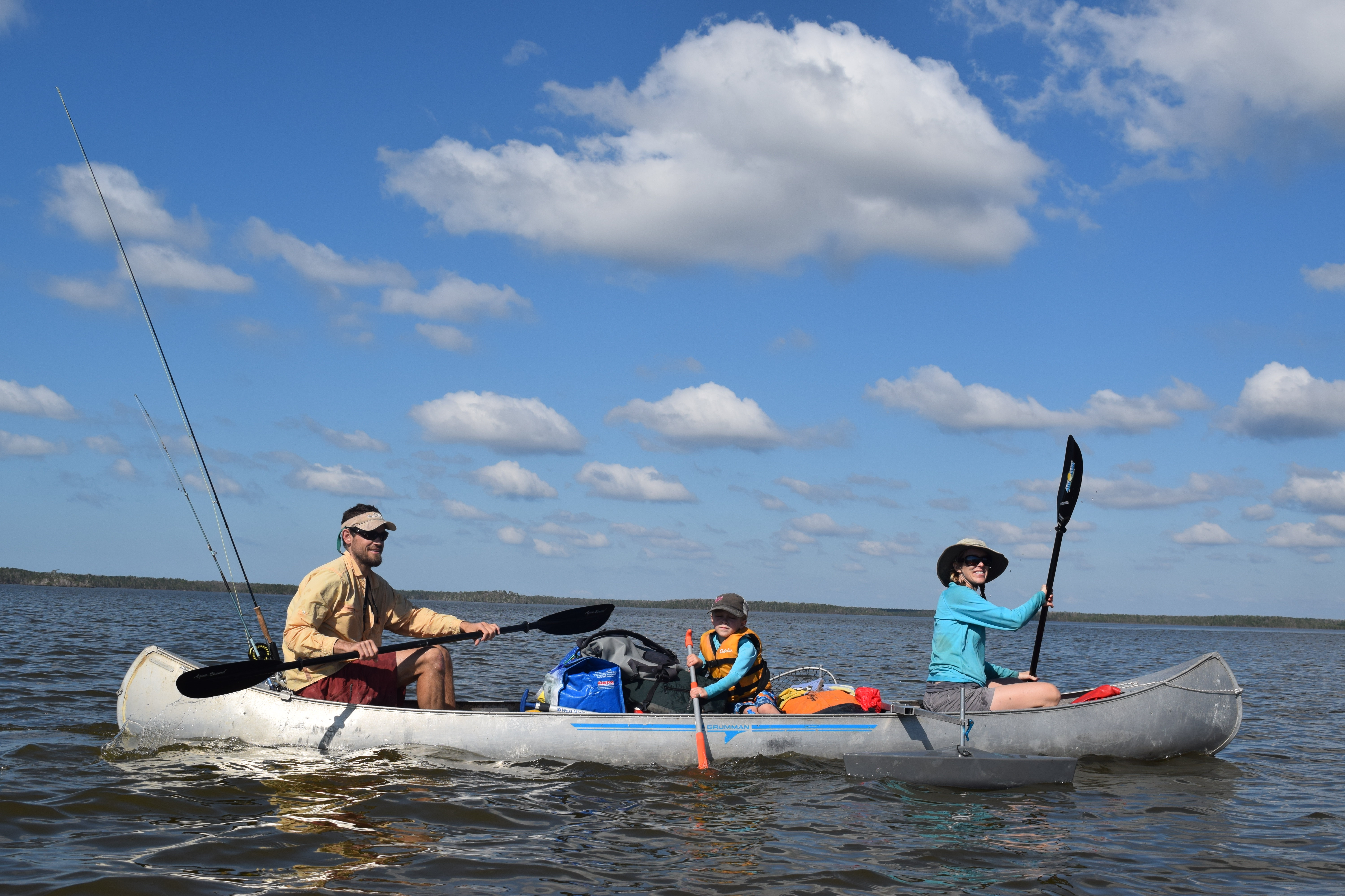 randall roberts - adventure family canoes the everglades in florida